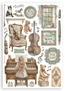 Stamperia Washi Pad – Symphony | SPSBW34 - Craftywaftyshop