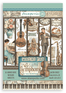 Stamperia Washi Pad – Symphony | SPSBW34 - Craftywaftyshop