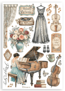 Stamperia Washi Pad – Symphony | SPSBW34 - Craftywaftyshop
