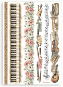 Stamperia Washi Pad – Symphony | SPSBW34 - Craftywaftyshop