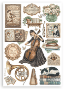 Stamperia Washi Pad – Symphony | SPSBW34 - Craftywaftyshop