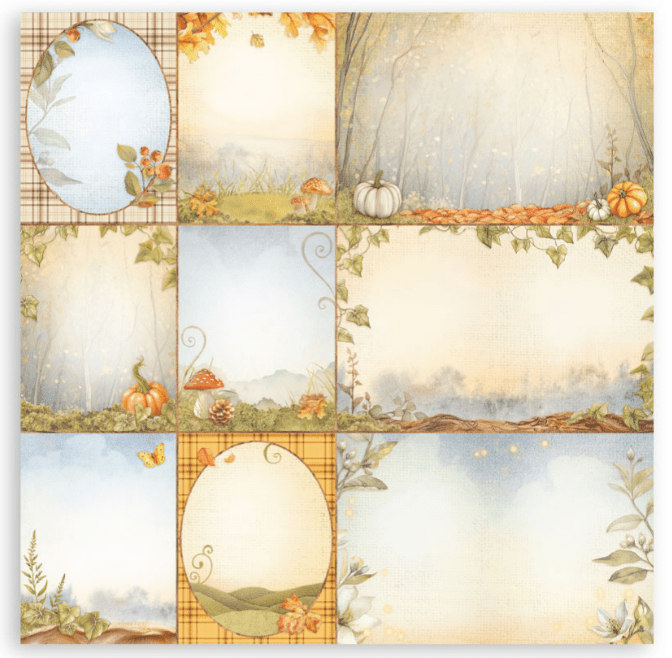 Stamperia - Whispering Woods - 12" x 12" Single Face Scrapbooking Pad - Craftywaftyshop