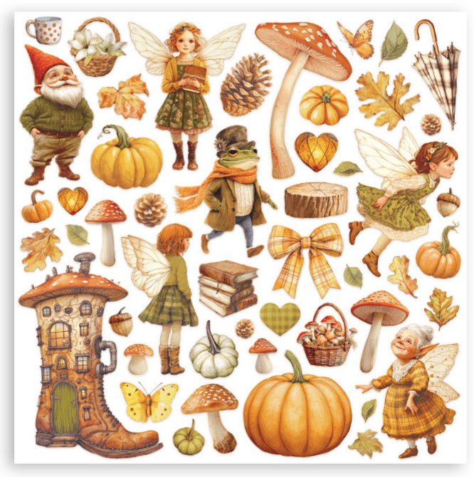 Stamperia - Whispering Woods - 12" x 12" Single Face Scrapbooking Pad - Craftywaftyshop