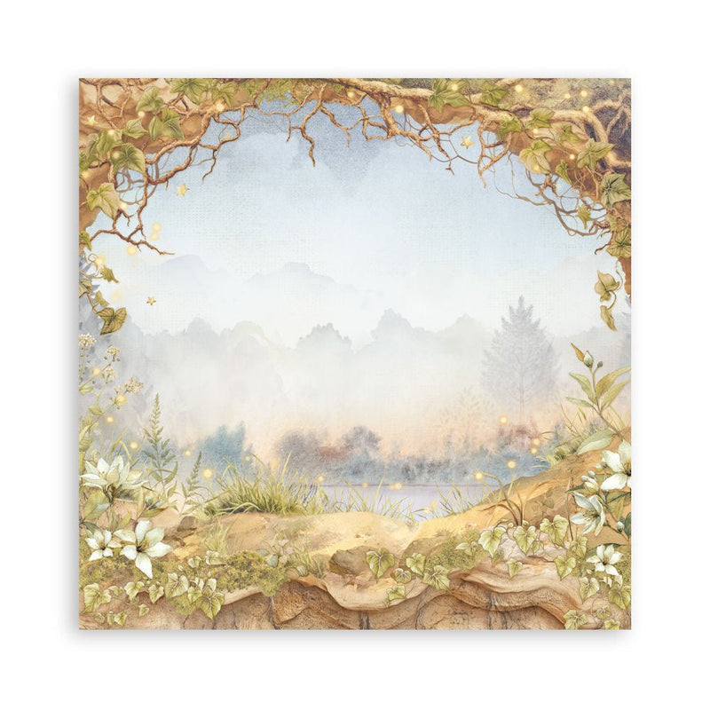 Stamperia - Whispering Woods - 12" x 12" Single Face Scrapbooking Pad - Craftywaftyshop