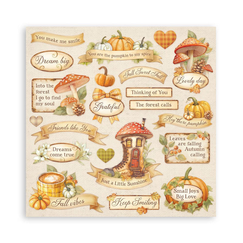 Stamperia - Whispering Woods - 12"x12" Double Sided Scrapbooking Pad - Craftywaftyshop