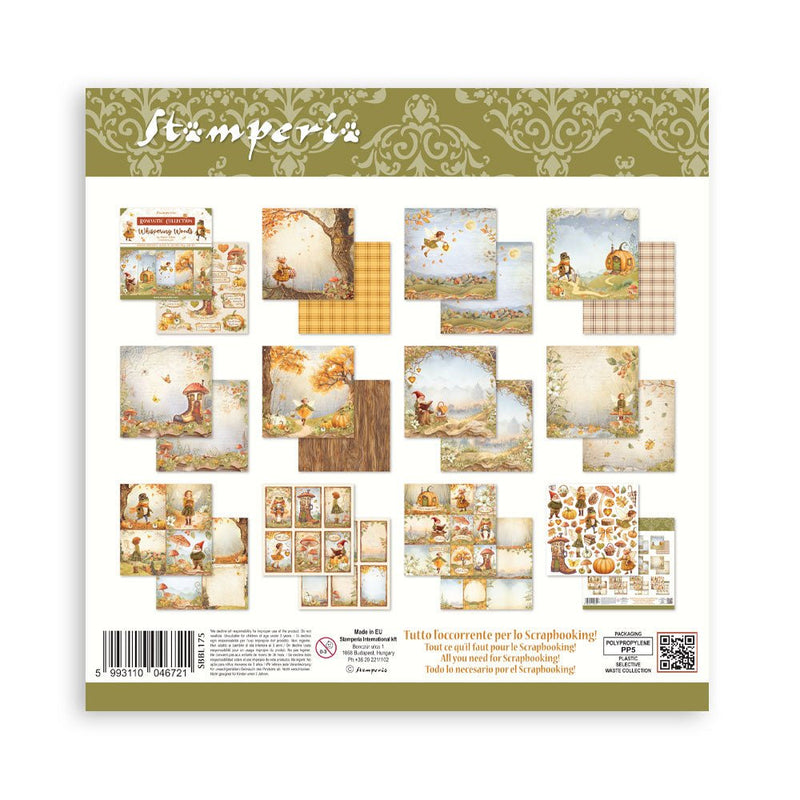 Stamperia - Whispering Woods - 12"x12" Double Sided Scrapbooking Pad - Craftywaftyshop