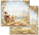 Stamperia - Whispering Woods - 12"x12" Double Sided Scrapbooking Pad - Craftywaftyshop