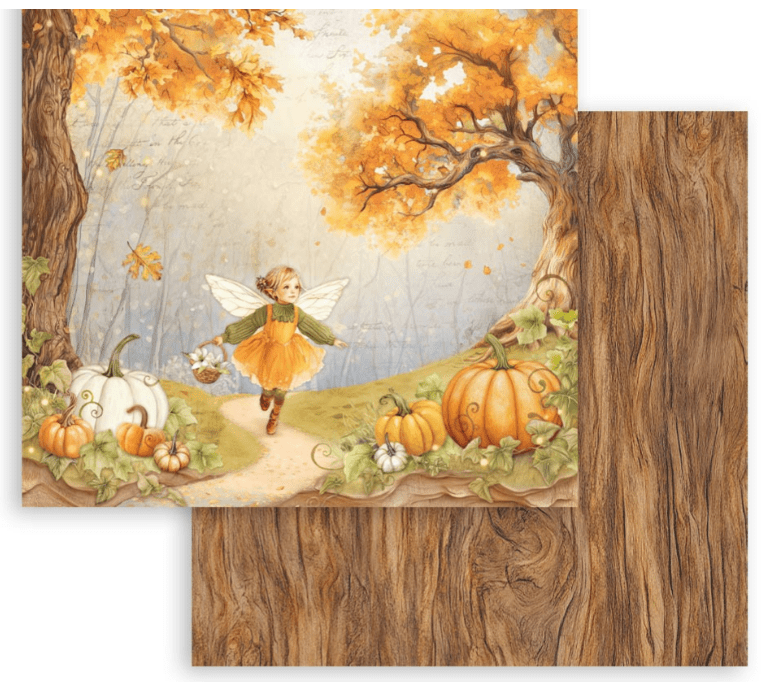 Stamperia - Whispering Woods - 8" x 8" Double Sided Scrapbooking Pad - Craftywaftyshop