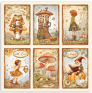 Stamperia - Whispering Woods - 8" x 8" single sided scrapbooking pad - Craftywaftyshop