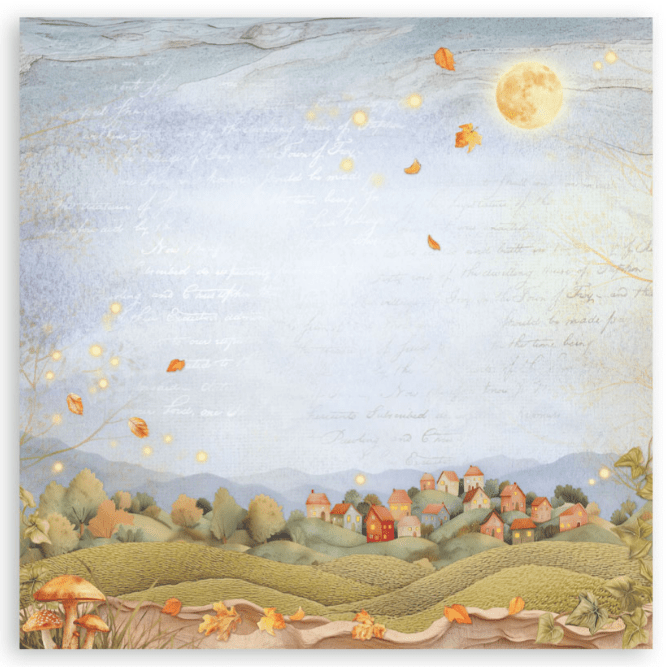 Stamperia - Whispering Woods - 8" x 8" single sided scrapbooking pad - Craftywaftyshop