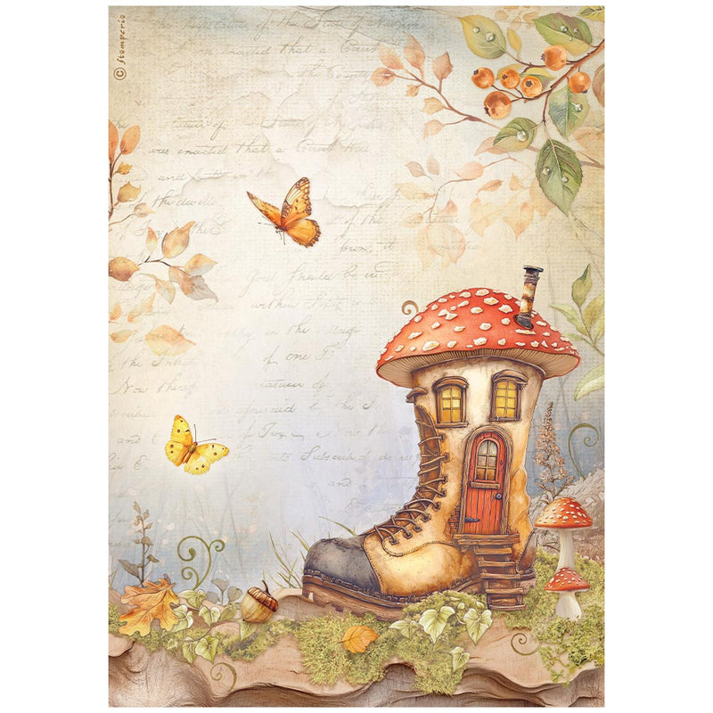 Stamperia - Whispering Woods - A4 Rice Paper Selection - Craftywaftyshop
