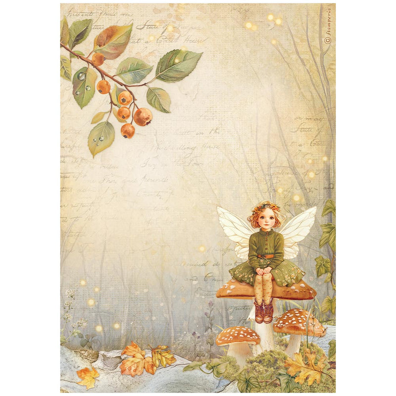 Stamperia - Whispering Woods - A4 Rice Paper Selection - Craftywaftyshop