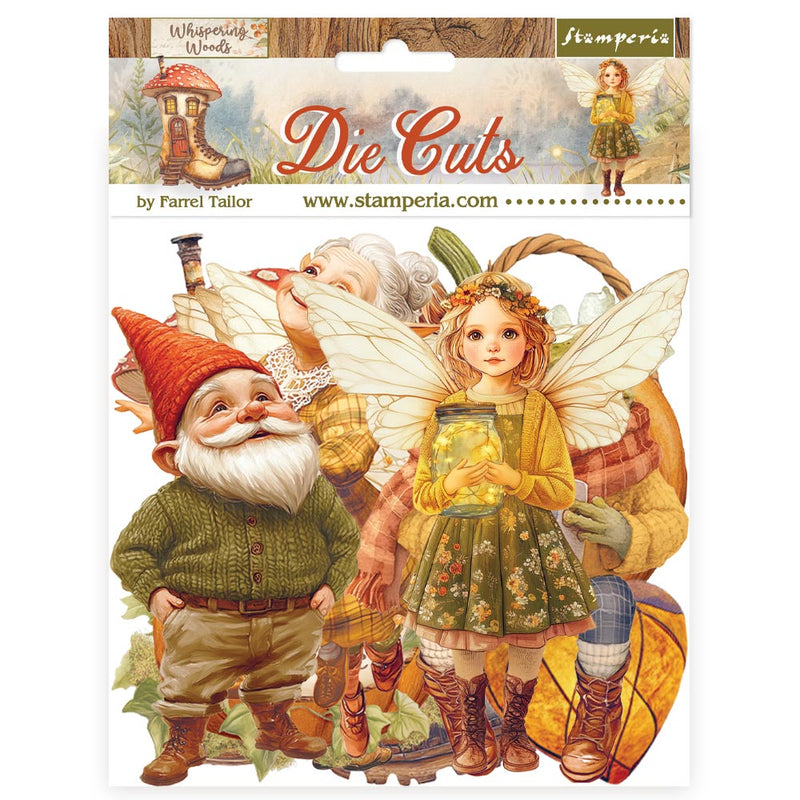 Stamperia - Whispering Woods - Die Cuts - Craftywaftyshop