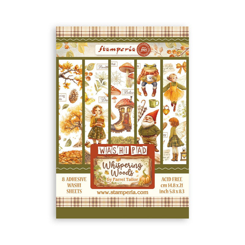 Stamperia - Whispering Woods - Washi Pad - Craftywaftyshop