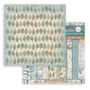 Stamperia White Christmas 12x12 Double Sided Backgrounds Pad | SBBL191 - Craftywaftyshop