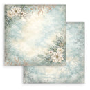 Stamperia White Christmas 12x12 Double Sided Backgrounds Pad | SBBL191 - Craftywaftyshop