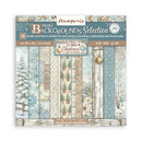 Stamperia White Christmas 12x12 Double Sided Backgrounds Pad | SBBL191 - Craftywaftyshop