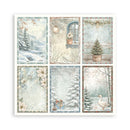 Stamperia White Christmas 12x12 Single Faced Scrapbooking Pad SBBXLB39 - Craftywaftyshop