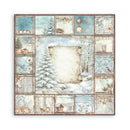 Stamperia White Christmas 12x12 Single Faced Scrapbooking Pad SBBXLB39 - Craftywaftyshop