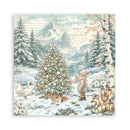 Stamperia White Christmas 12x12 Single Faced Scrapbooking Pad SBBXLB39 - Craftywaftyshop