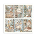 Stamperia White Christmas 12x12 Single Faced Scrapbooking Pad SBBXLB39 - Craftywaftyshop