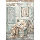 Stamperia White Christmas A4 Rice Paper Selection 6 Sheets | DFSA4XWG - Craftywaftyshop
