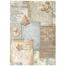 Stamperia White Christmas A6 Rice Paper Backgrounds | DFSAK6059 - Craftywaftyshop