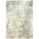 Stamperia White Christmas A6 Rice Paper Backgrounds | DFSAK6059 - Craftywaftyshop