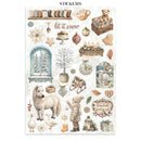 Stamperia White Christmas Junk Journal A4 | SBJK28 - Craftywaftyshop