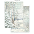 Stamperia White Christmas Junk Journal Focus Points A5 | SBJKS07 - Craftywaftyshop