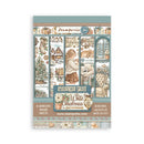Stamperia White Christmas Washi Pad | SBW36 - Craftywaftyshop