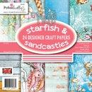 Starfish & Sandcastles 6" x 6" Craft Paper Pack by Polkadoodles - Craftywaftyshop
