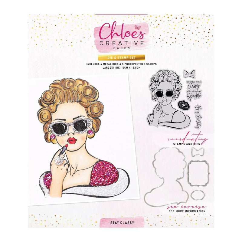 Stay Classy Die & Stamp by Chloes Creative Cards - Craftywaftyshop