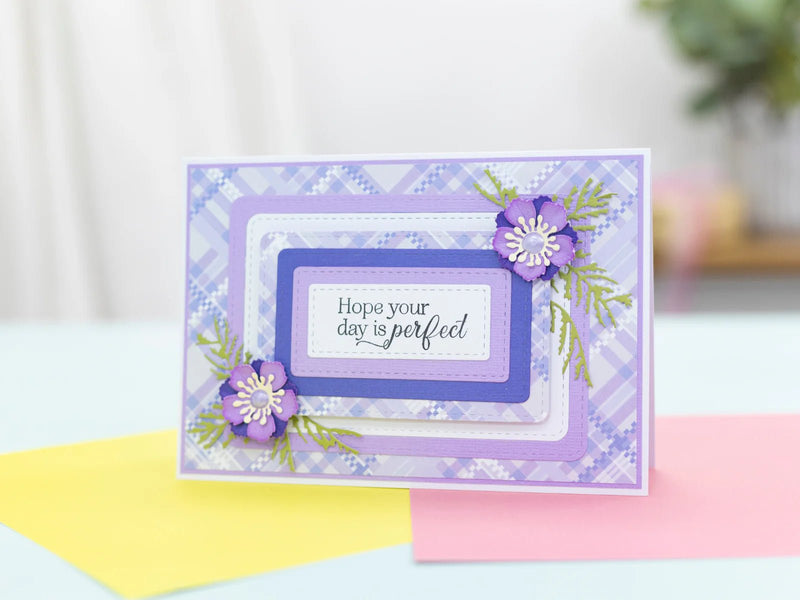 Stitched Edge Rounded Rectangles Die Set by Crafter's Companion
