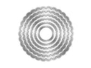 Stitched Edge Scalloped Circles Metal Die Set by Crafter's Companion - Craftywaftyshop
