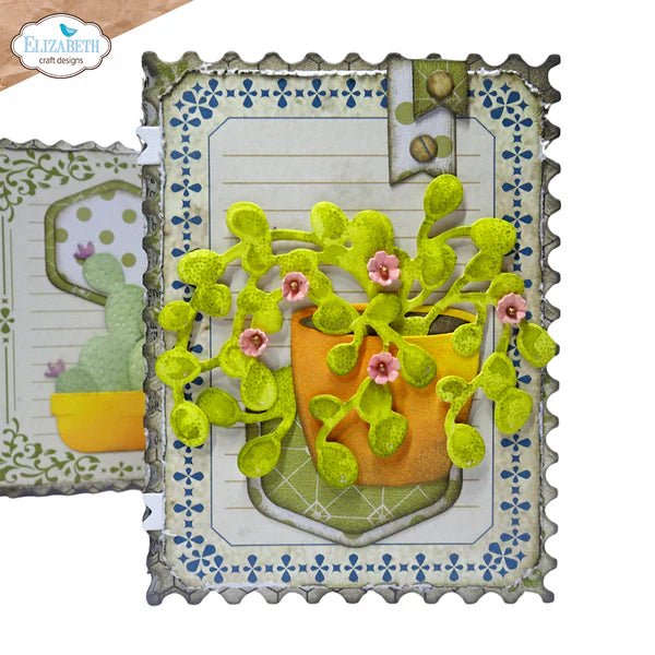 Succulents & Pots Die Set by Elizabeth Craft Designs - Craftywaftyshop