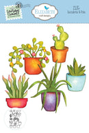 Succulents & Pots Die Set by Elizabeth Craft Designs - Craftywaftyshop