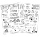 The Collector - Postage - Rub on Transfers - Craftywaftyshop