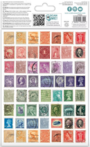 The Collector - Used Stamps - Rub on Transfers by Craft Consortium - Craftywaftyshop