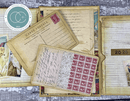 The Collector - Used Stamps - Rub on Transfers by Craft Consortium - Craftywaftyshop
