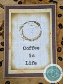 The Essential Craft Stamps Ink & Coffee Stains Photopolymer Stamp Set by Craft Consortium - Craftywaftyshop