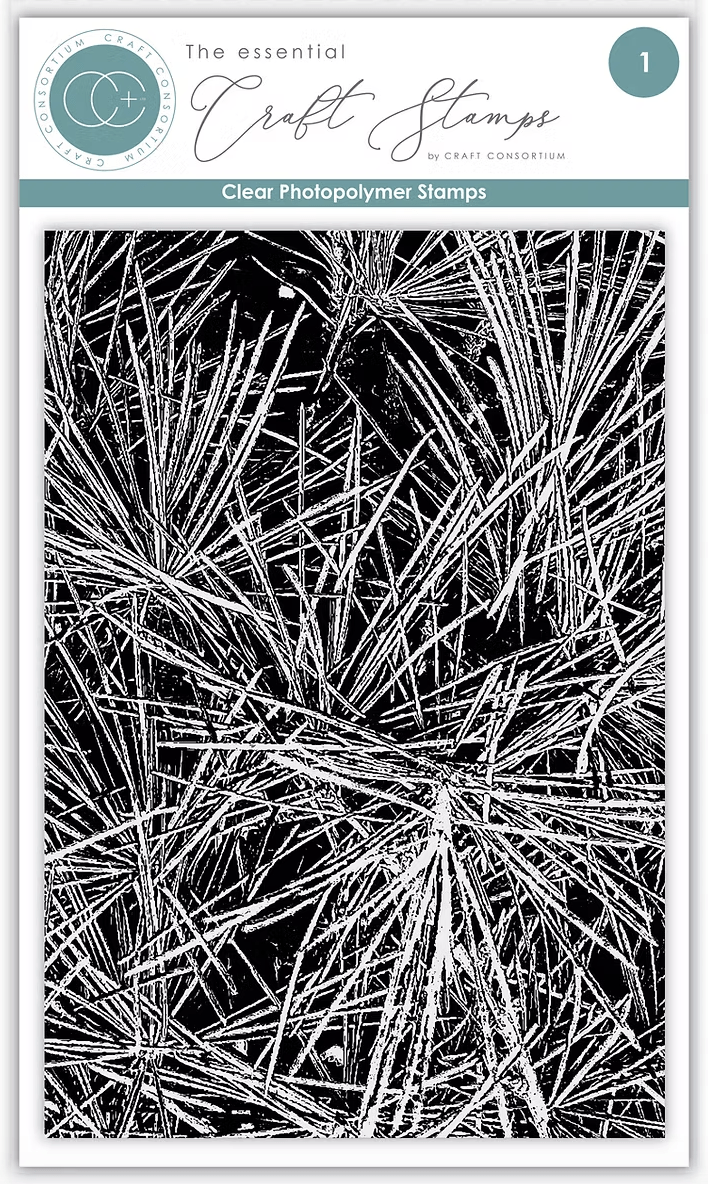 The Essential Craft Stamps - Pine Needles - Photopolymer Stamp - Craftywaftyshop