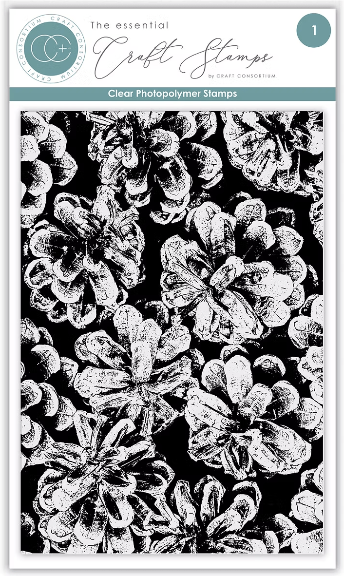The Essential Craft Stamps - Pinecomb - Photopolymer Stamp - Craftywaftyshop