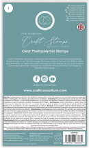 The Essential Craft Stamps - Pinecomb - Photopolymer Stamp - Craftywaftyshop