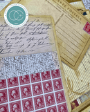 The Essential Craft Stamps - Postcard - Clear Photopolymer Stamp Set - Craftywaftyshop