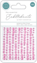 The Essential Embellishments Adhesive Dew Drops by Craft Consortium - Craftywaftyshop