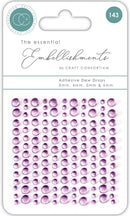 The Essential Embellishments Adhesive Dew Drops by Craft Consortium - Craftywaftyshop