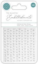The Essential Embellishments Adhesive Dew Drops by Craft Consortium - Craftywaftyshop