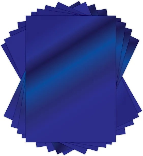 The Essential Mirror Card A4 Blue Mirror Card by Craft Consortium - Craftywaftyshop