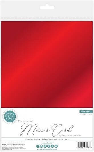 The Essential Mirror Card A4 by Craft Consortium - Craftywaftyshop